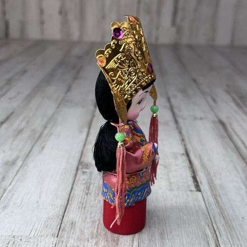 "Muñeca china vintage de 6"" disfraz tradicional boda novia" - Imagen 6 de 8