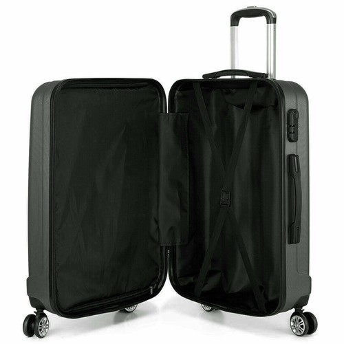 24 Zoll mittelgroßer Hartschalenkoffer Trolley 4 Rollen Reisegepäck Trolley Koffer - Bild 6 von 58
