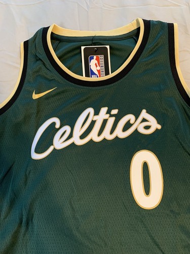 Jayson Tatum Boston Celtics 2022/23 City Edition Nike Dri-Fit Jersey Youth XL - Picture 2 of 8