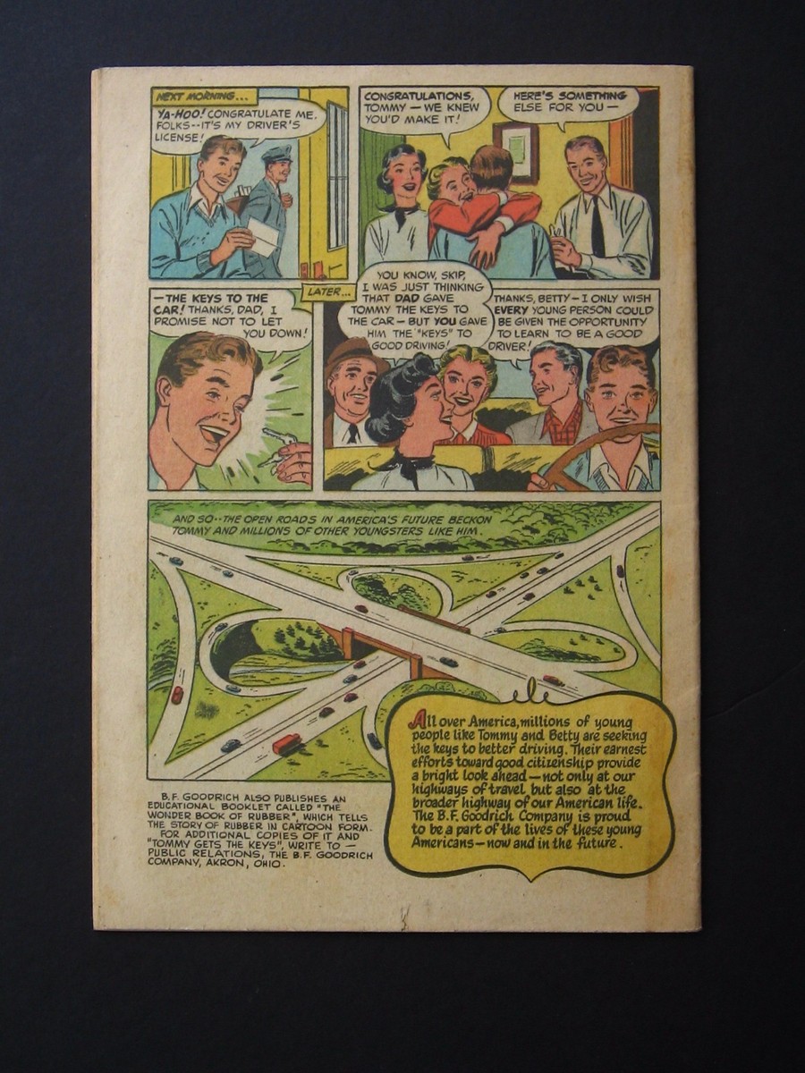 1947 B.F.Goodrich Promotional - Tommy Gets The Keys #nn VF- Promo