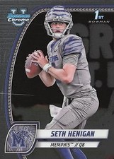 2024 Bowman Chrome University #162 Seth Henigan MEMPHIS