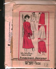 M 295 Vintage Mail Order Sewing Pattern 1970s Misses Top Skirt Tunic Mcmullen