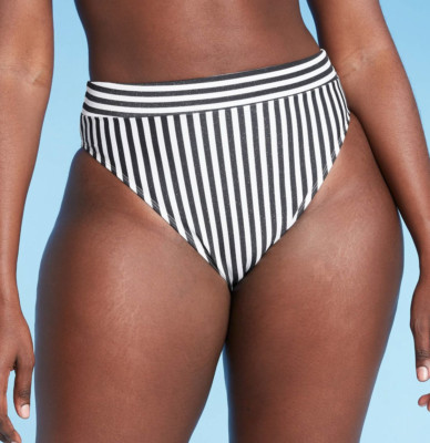 Juniors' Metallic High Leg High Waist Bikini Bottom - Xhilaration - M - S136