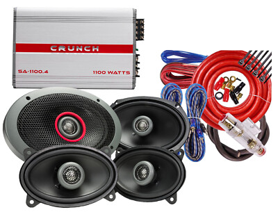 2x MB Quart FKB146 4x6'' +2x FKB169 6x9'' Speaker +Autotek AYA1100.4 Amp + Amp Kit