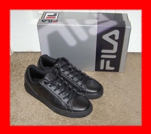 tenis fila negro para mujer