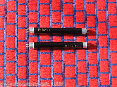 2 new F4T5BLB UV Fluorescent Lamp black Tube 4W Inspection Light Blacklight nail