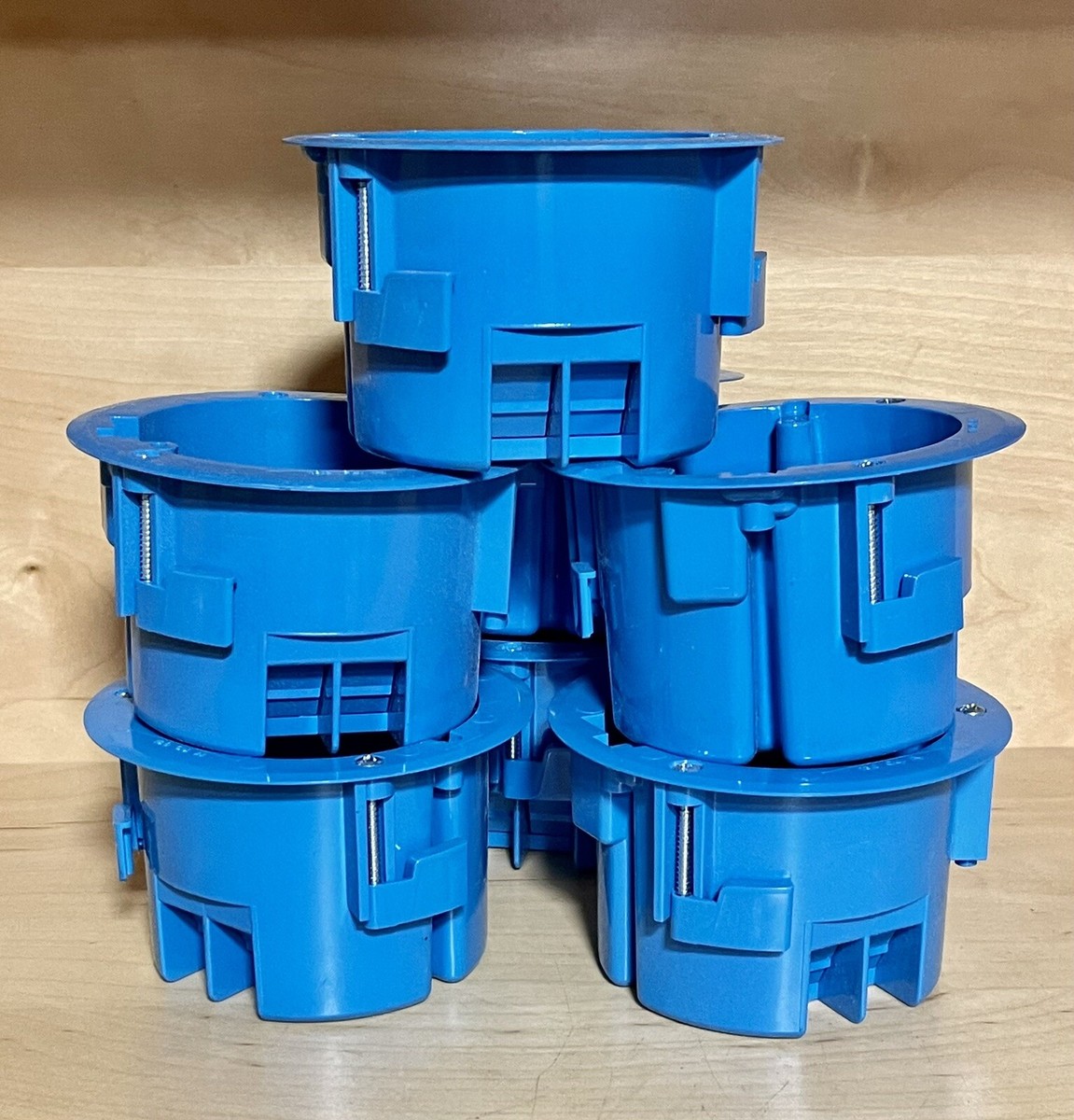 1 Gang 18 Cu In Round Old Work Electrical Ceiling Box | Shelly Lighting