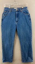 Rollas Womens Jens 27 Blue Original Cropped Straight Mom Australian Cropped