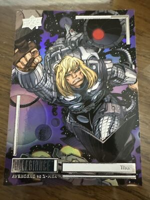 THOR #C16 2023 UD MARVEL ALLEGIANCE AVENGERS VS X-MEN RAINBOW NICE