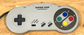 VINTAGE PERFORMANCE SUPER PAD LOT 3 CONTROLLERS FOR NES SUPER NINTENDO UNTESTED