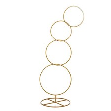 5 ft Metal Hoops Pillar Backdrop Stand Wedding Party Home Decorations Supplies