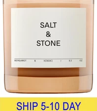 SALT & STONE Scented Candle for Women & Men | Hand-Poured, Aromatic & Fragrant |