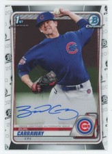 2020 Bowman Draft Chrome Burl Carraway Auto #CDA-BC