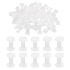 13mm Chicago Screws, 40 Sets Plastic Chicago Screw Slotted Binding Post