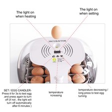 Incubator For Hatching Eggs Automatic Egg Turning Multifunctional Egg CUSU