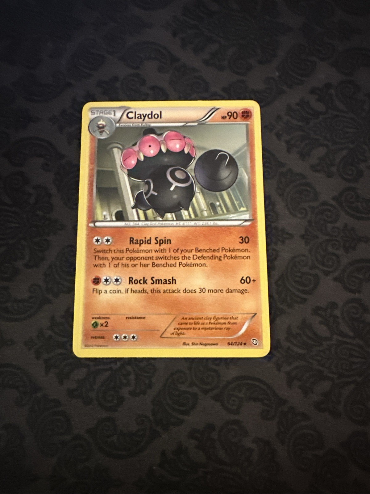 Claydol - 64/124 - Rare - Dragons Exalted - Pokemon