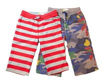EUC Lot of Two Mini Boden Boys Draw String Shorts Size 12Y