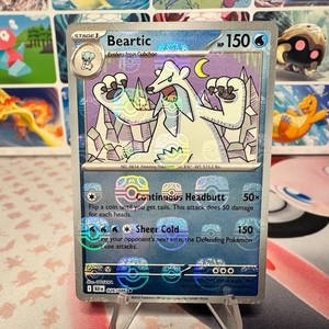 Beartic MASTER BALL Holo BLK EN 026/086 Black Bolt Pokemon Pack Fresh English