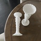 Set Of 2 Tall ceramic Pillars Candle Holder Decorative  Shell Beach theme — photo 7
