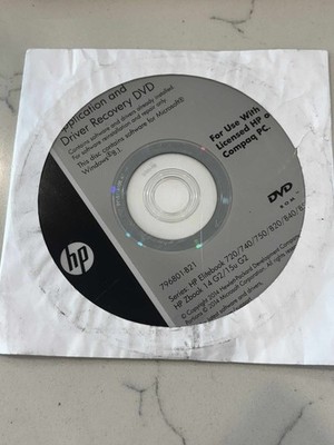 Windows 8 Application & Driver HP Compaq DVD Recovery Repair Cd B21(2)