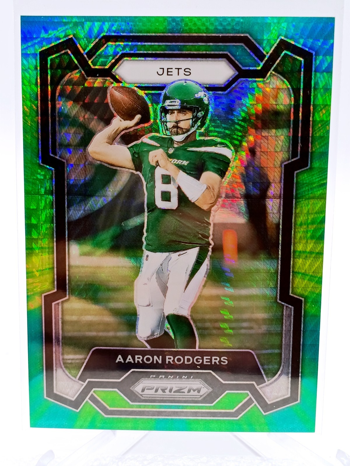 2023 Panini Prizm - Aaron Rodgers #227 Hyper Prizm /175