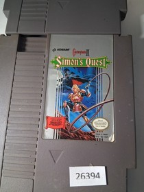 2 retro Nintendo games NES Simon's Quest & Milon's Secret Castle  26394 wt12