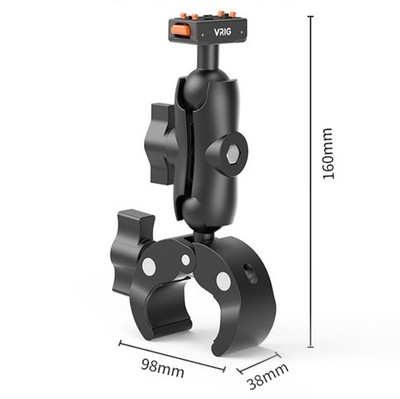 Magnetic Cycling mount clamp For Insta360 Ace/Ace Pro/X5/X4 Air action cameras