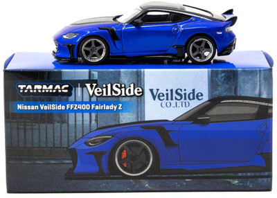 Tarmac Works GLOBAL64 Blue Nissan VeilSide FFZ400 Fairlady Z 1:64