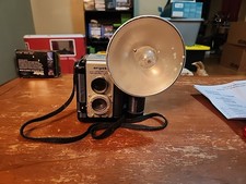 Argus Super Seventy - Five Vintage Camera w/ Flash Attachment / Manual - Vintage