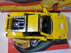 LEGO Racers Set #8143 Ferrari F430 Challenge Complete Yellow Built Red Parts New