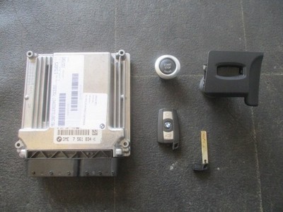 BMW 320i N46B20B Engine Control Unit 7561834 0261201159 DME Key 2006y Ecu OEM