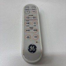 GE Spacemaker Kitchen Radio CD Player Remote Control model 7-5300 Tested