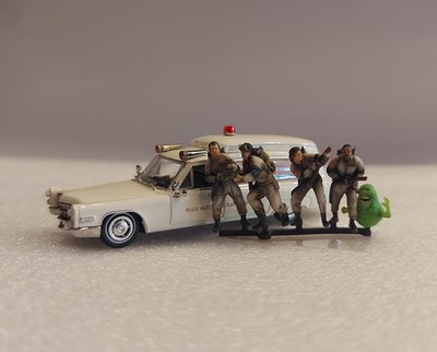 Brekina 19778 Cadillac Miller Meteor PA BJ 1966  mit Geisterjägern-Figuren OVP
