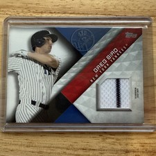 2018 Topps Major League Material Series 2 Gold 19/50 Greg Bird #MLM-GB  