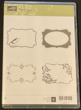 Stampin' Up Four Frames Clear Mount Stamp Set Of 4 123442