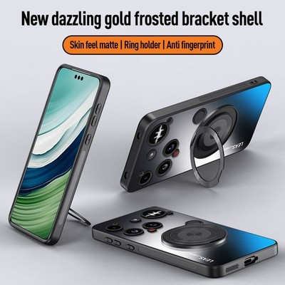 For Nothing Phone (3), Hybrid Magnetic Ring Holder Stand Hard Case Cover