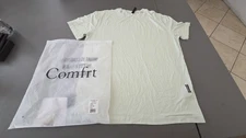 Comfrt Unisex Adults Short Sleeve Soft Cloud Tee AR8 Mint Green KJHU10 Medium