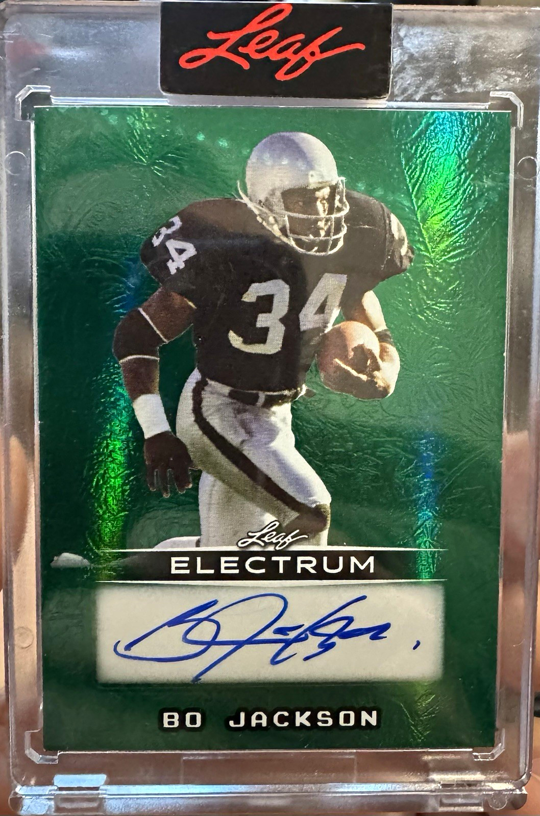 Leaf 2025 Electrum Bo Jackson Oakland Raiders Auto BA-BJ1 #/5