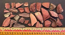 30+  High Plains/South Dakota Mandan/Arikara Worked Catlinite Pieces Lot 866