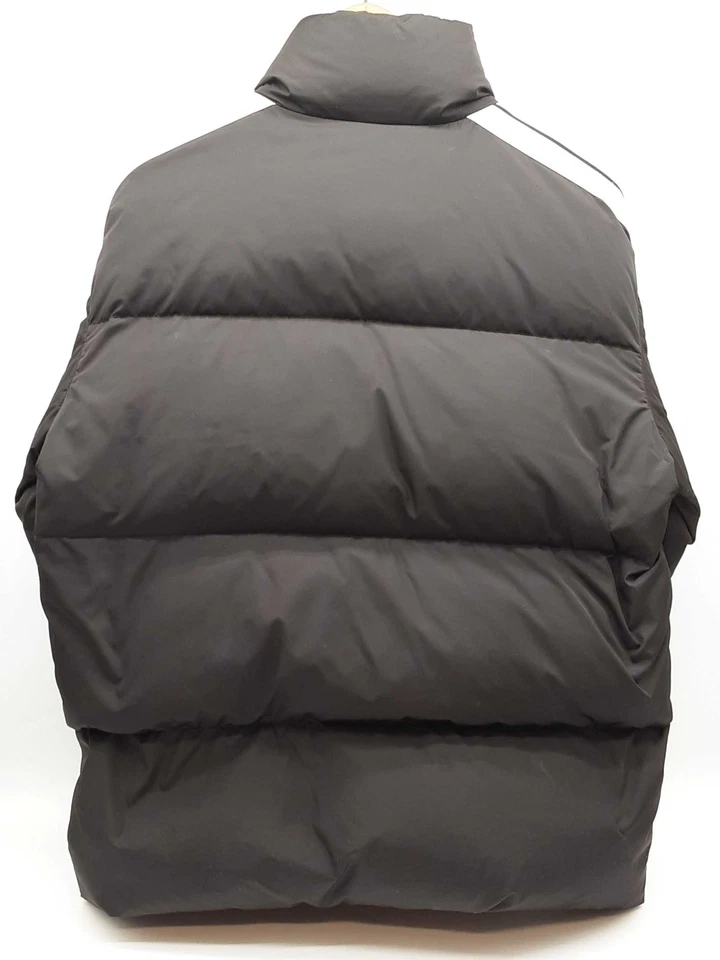 Chaqueta Palm Angels negra blanca a rayas con cremallera acolchada talla Xs Do0525lxzde Foto 3 de 4