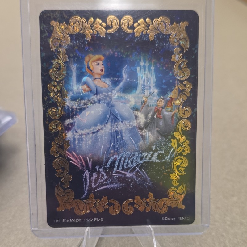 Rare TENYO Disney It's Magic! Cinderella #101 Hologram Japanese Trading Card