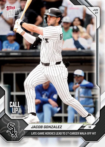 2026 Topps Now 385 Jacob Gonzalez
