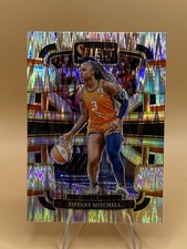 2024 Panini Select WNBA #44 Tiffany Mitchell Prizms Silver Flash Trading Card