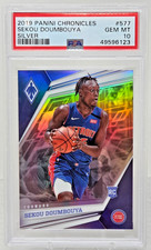 2019 Chronicles SILVER REFRACTOR SEKOU DOUMBOUYA RC Rookie Card PSA 10 GEM MINT