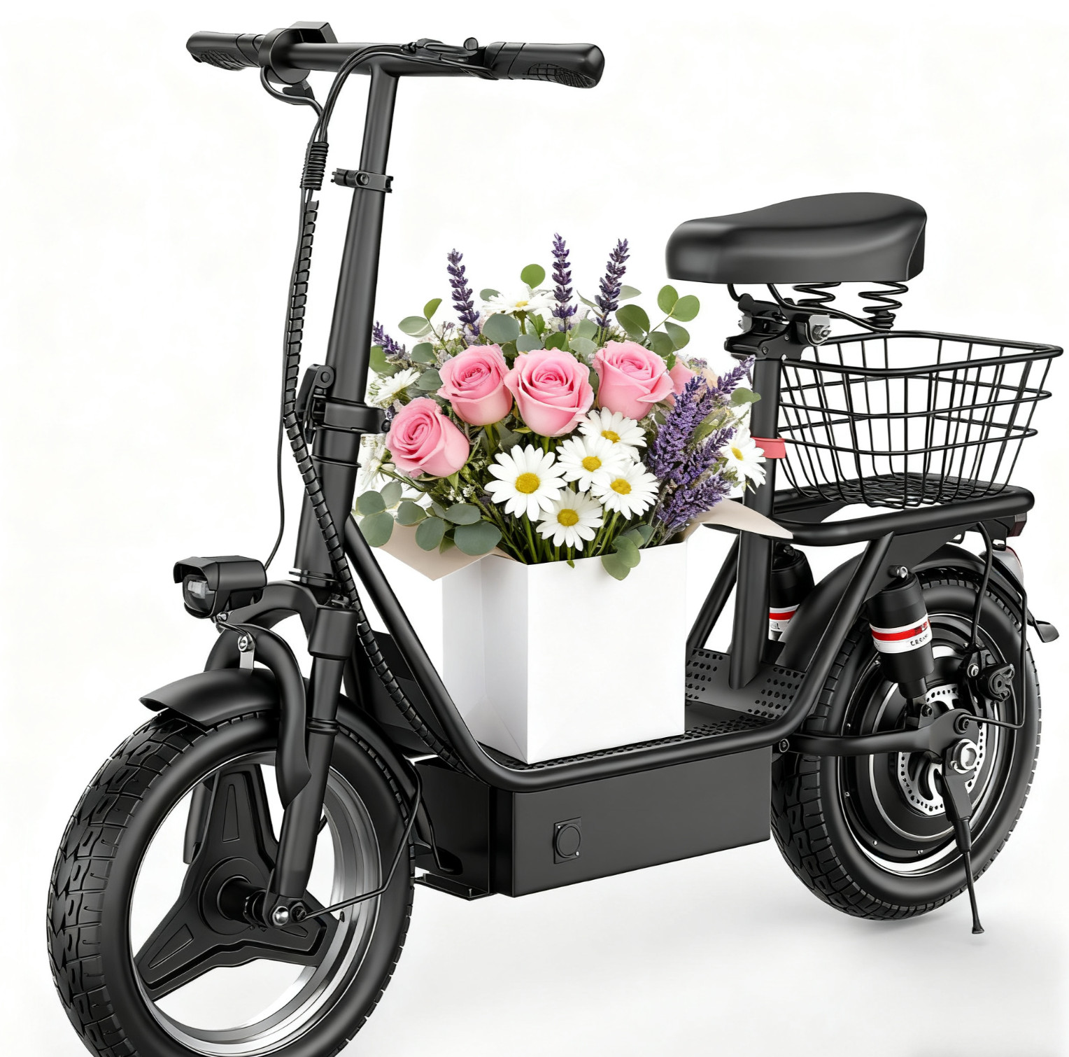 Folding Electric Bike for Adults and Teens 1200W 14" 30MPH UL 2849 Certified