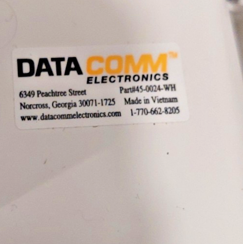 DataComm 45-0071-WH Recessed Cable Plate w/ Power | Home Theater Wall Outlet | W - 第 7/10 張圖片