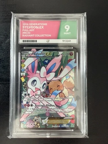 Sylveon EX RC32/RC32 Generations Ultra Rare Full Art Ace 9