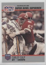 1990 Pro Set Super Bowl XXV Silver Anniversary Box Set Curley Culp #82 HOF 1z4