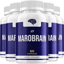 (5 Pack) Marobrain Supplement Capsules – Marobrain Natural Blend Memory Focus