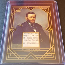 Super Products Ulysses S. Grant Relic Cards #16 Trading Card 2026